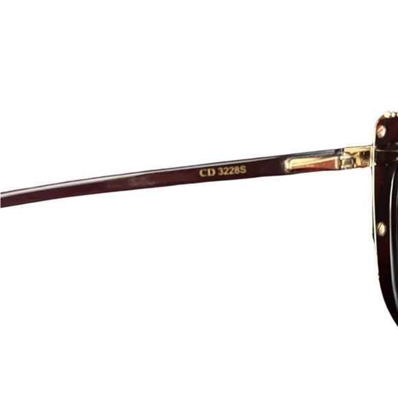 Christian Dior Black Shades with gold hardware COA included + case and cloth - Picture 12 of 16